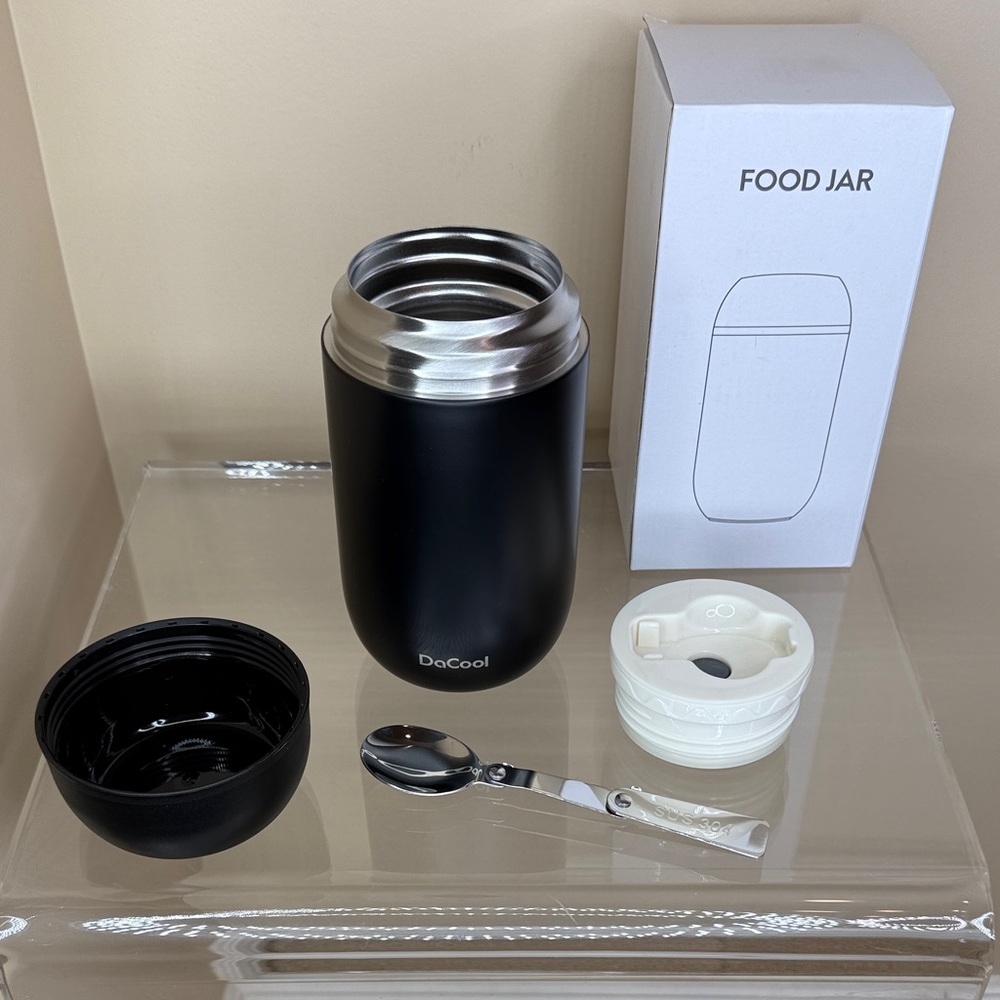 DaCool Black Insulated Food Jar - Picture 3 of 12